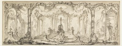 Progetto per una decorazione ornamentale da Jacques de Lajoüe