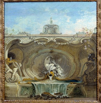Giardino della fontana da Jacques de Lajoüe
