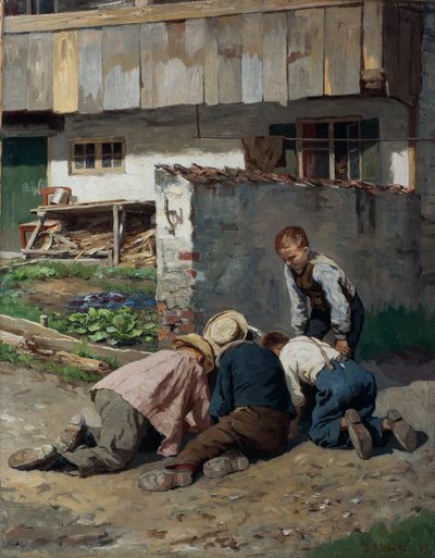 Ragazzi che giocano da Jahn Ekenaes