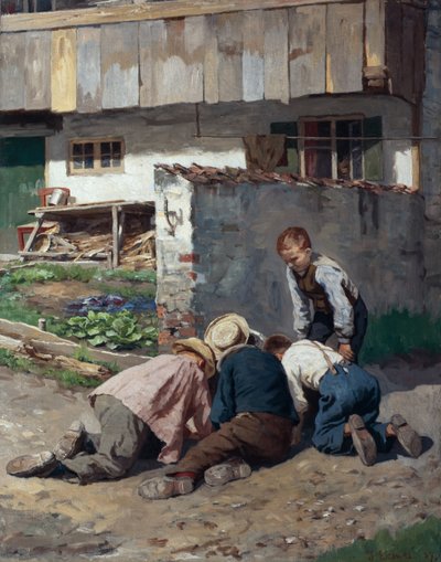 Ragazzi che giocano da Jahn Ekenaes