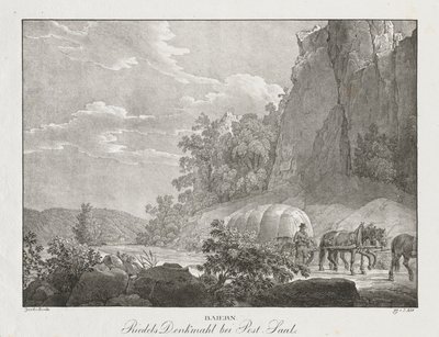 Baiern, Monumento di Riedel presso Post-Saal da Jakob Alt