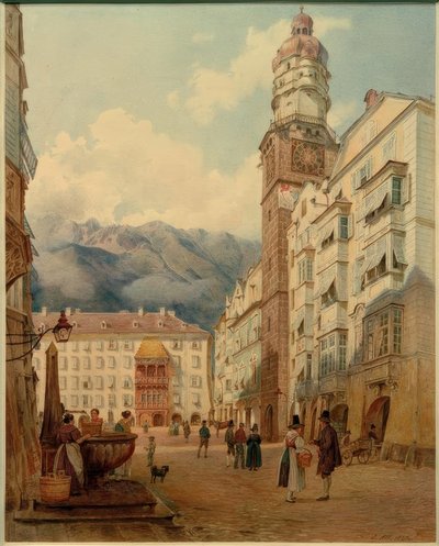 Innsbruck (Tirolo, Austria) da Jakob Alt