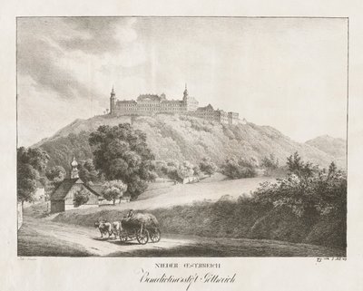Nieder-Österreich, Monastero Benedettino di Göttweig, 1819 da Jakob Alt