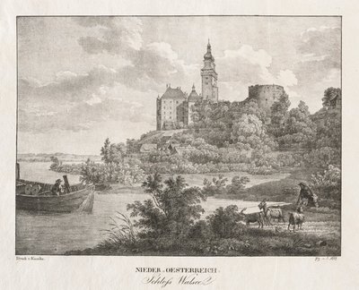 Nieder-oesterreich, Schloss Walseel da Jakob Alt
