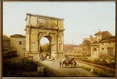Roma, Arco di Tito da Jakob Alt