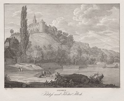 Sirmia, Castello e Monastero di Illock da Jakob Alt