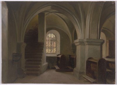 Interno di chiesa da Jakob Becker