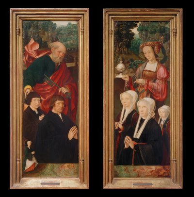 Figure dei donatori con San Pietro con chiave da Jakob Cornelisz