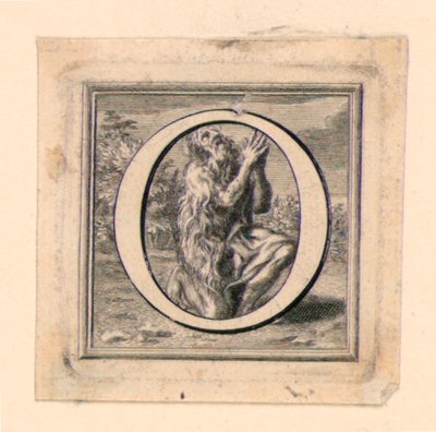 Lettera maiuscola decorata O da Jakob Frey