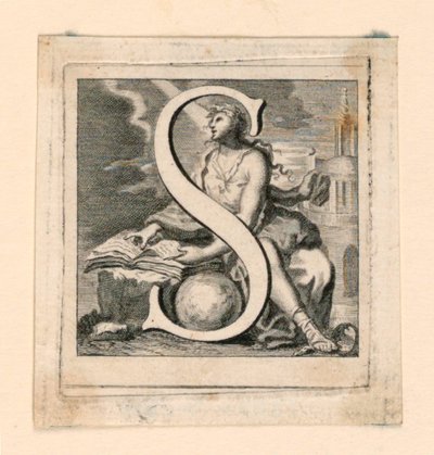 Lettera maiuscola decorata S da Jakob Frey