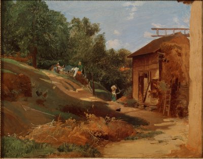 Fattoria nel Taunus da Jakob Fürchtegott Dielmann