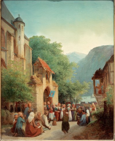 Processione sul Reno da Jakob Fürchtegott Dielmann