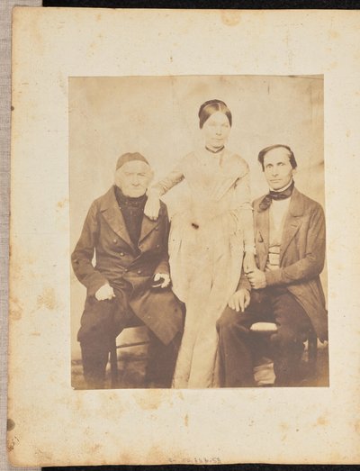 [Ritratto di una donna e di due uomini]. da Jakob Höflinger