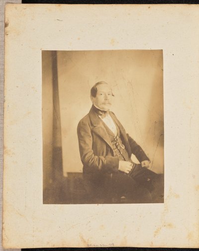 [Ritratto in studio di un uomo] da Jakob Höflinger