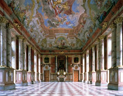 La Sala di Marmo nella chiesa abbaziale di St. Florian da Jakob Prandtauer