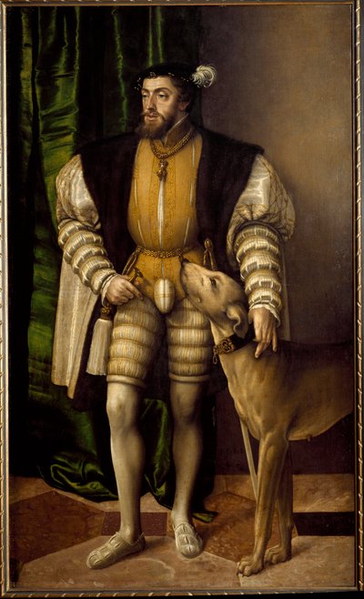 Ritratto di Carlo V Imperatore di Germania da Jakob Seisenegger