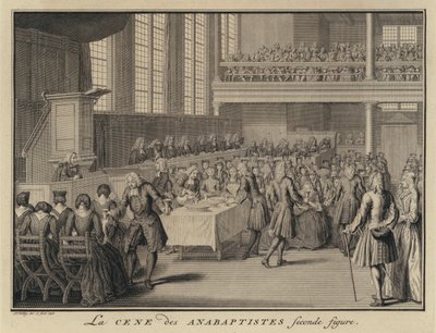 Ultima Cena in una chiesa anabattista da Jakob van der Schley
