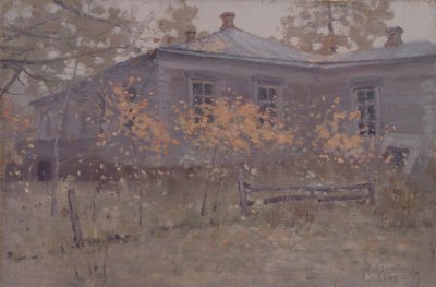 Una casa di campagna in autunno da Jakov Jakovlevich Kalinichenko