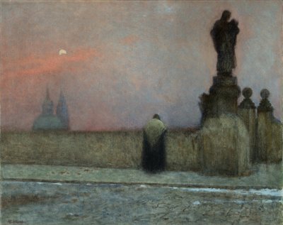 Inizio serata a Hradcany (Praga, Repubblica Ceca) - Jakub Schikaneder da Jakub Schikaneder