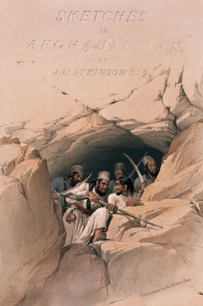 Beluci nel passo di Bolan da James (after) Atkinson