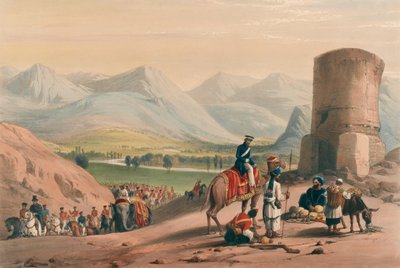 La Valle di Maidan, c.1839 da James (after) Atkinson