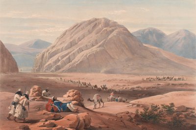 Vista della montagna Baba-Naunee, c.1839 da James (after) Atkinson