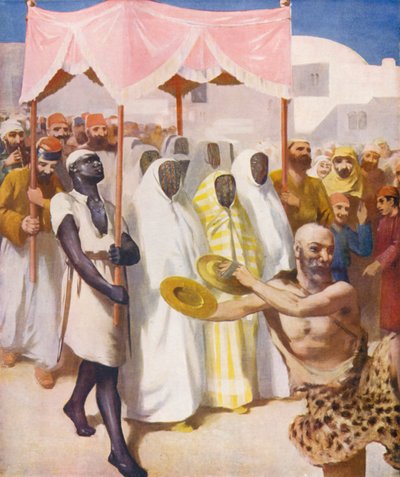 Terra Santa: una processione nuziale in una città da James (after) Clark