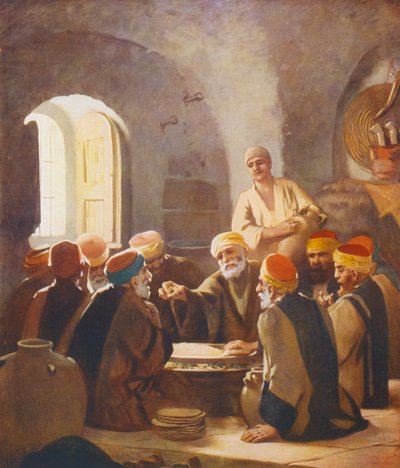 Terra Santa: Cena serale tra i Fellahheen da James (after) Clark