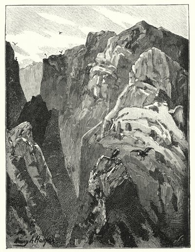 Le montagne vicino a Gerico (litografia) da James (after) Clark