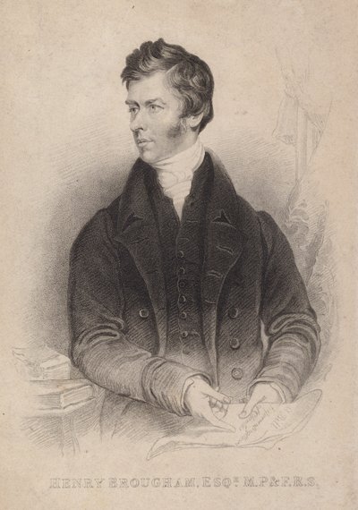 Henry Brougham da James (after) Lonsdale