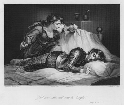 La morte di Sisera, Giudici IV, 21 (incisione) da James (after) Northcote
