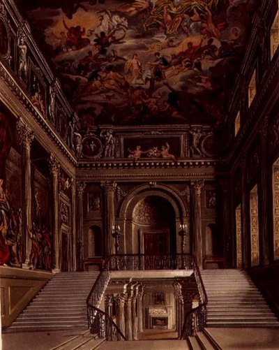 Scala, Buckingham House, inciso da William James Bennett (1787-1844) da 