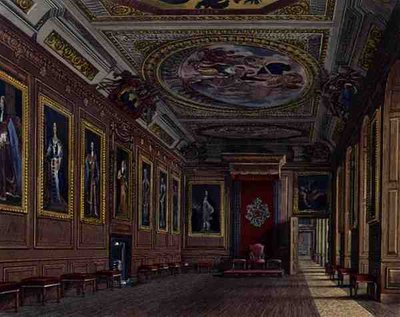 La Camera della Presenza del Re, Castello di Windsor, da 