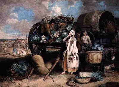 Un Mercato di Verdure, inciso da William Ward, pub. da Messrs. Ward & Co. da James (after) Ward