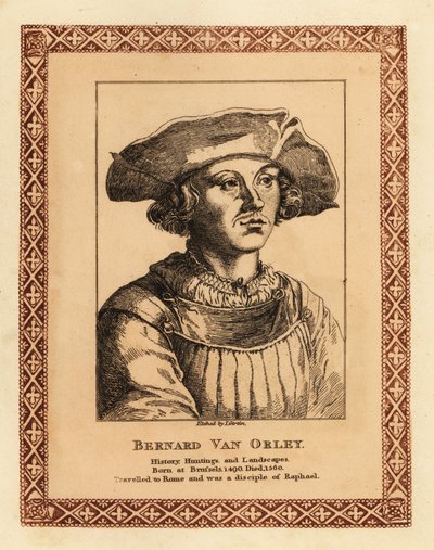 Bernard van Orley, artista rinascimentale fiammingo da James (c.1780 after 1820) Girtin