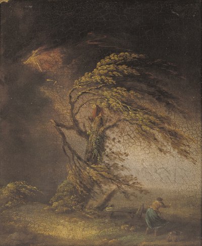 Un albero colpito da un fulmine da James (circle of) Ward