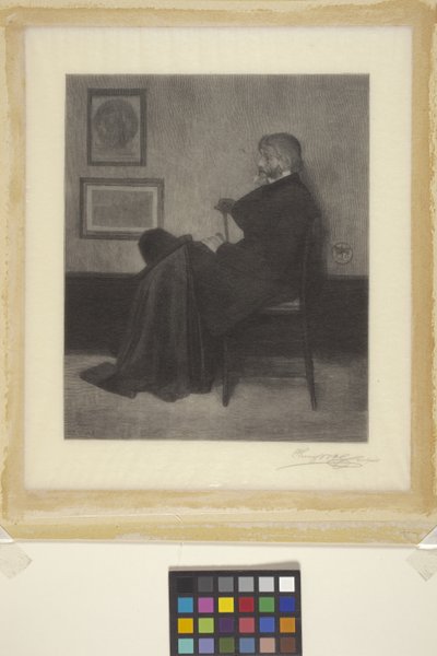 Thomas Carlyle da James Abbott McNeill (attr.to) Whistler
