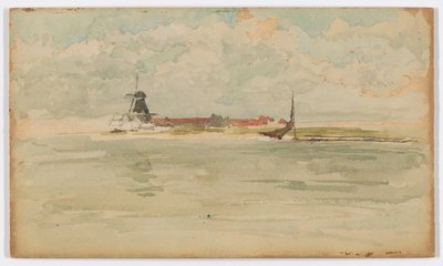Una piccola nota rossa – Dordrecht da James Abbott McNeill Whistler