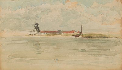 Una piccola nota rossa - Dordrecht da James Abbott McNeill Whistler