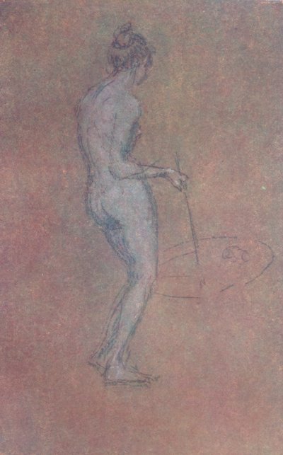 Studio di nudo, c1864, 1904 da James Abbott McNeill Whistler