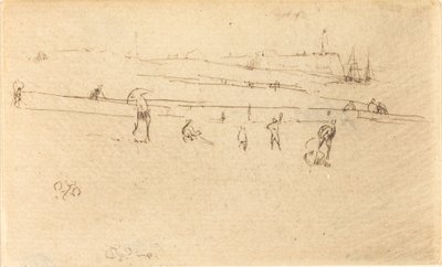 Uno schizzo a Dieppe da James Abbott McNeill Whistler