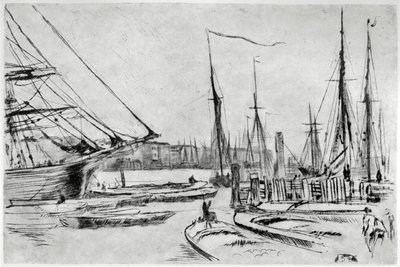 Uno schizzo da Billingsgate, XIX secolo 1904 da James Abbott McNeill Whistler
