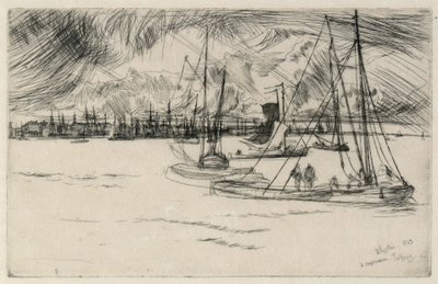 Amsterdam dal Tolhuis da James Abbott McNeill Whistler