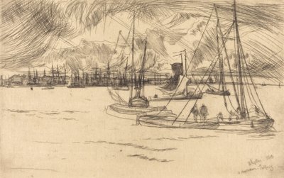 Amsterdam dal Tolhuis da James Abbott McNeill Whistler