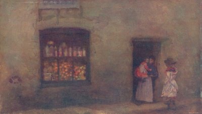 Una Nota Arancione: Negozio di Dolciumi, 1884, 1904 da James Abbott McNeill Whistler