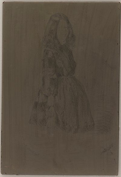 Anniie, 1857-1858 da James Abbott McNeill Whistler