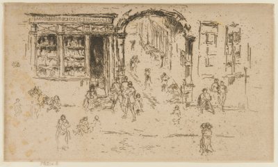 Arco, Bruxelles, 1887 da James Abbott McNeill Whistler