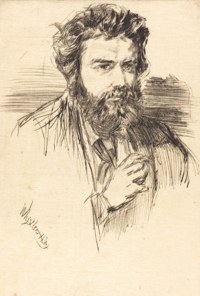 Astruc, un letterato, 1859 da James Abbott McNeill Whistler