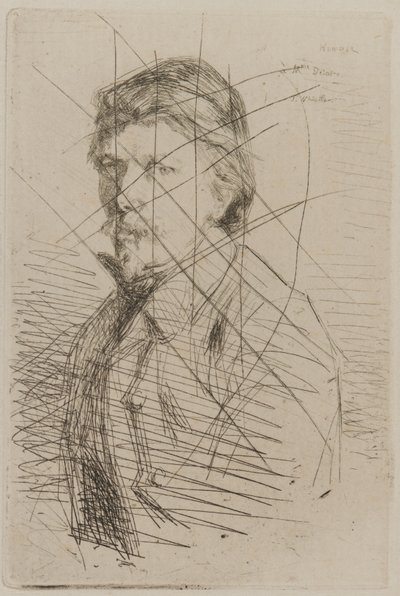 August Delâtre, 1858 da James Abbott McNeill Whistler