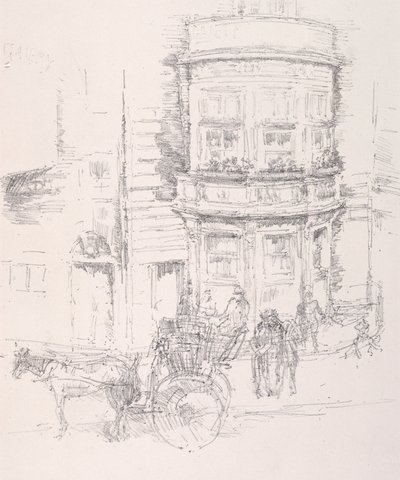 Retro del Teatro Gaiety da James Abbott McNeill Whistler